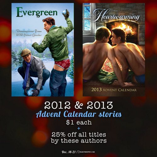 2012 & 2013 Advent Calendar Stories $1 Each and 25% Off All Other Titles By These Authors