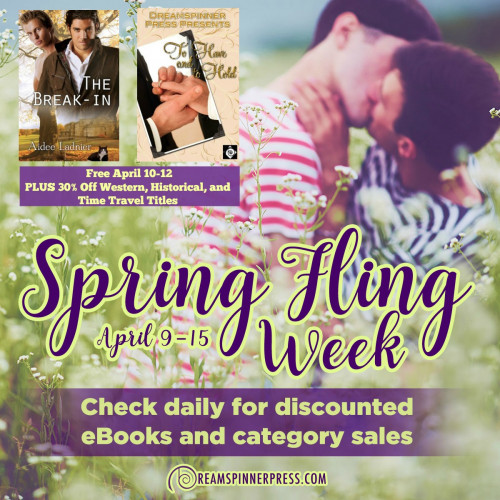Spring Fling: 30% Off Western, Historical, and Time Travel Titles (Plus 2 Free eBooks!)